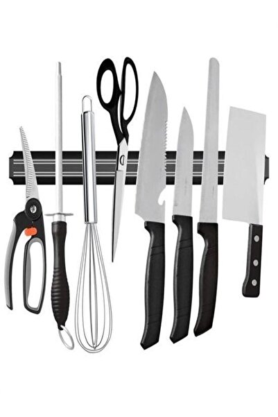 Asel Aksesuarcı Mıknatıslı Paslanmaz Duvar Bıçak Askısı Standı 55 Cm Aparat K...