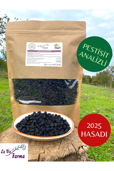LA VIE FARMA Kurutulmuş Aronya ( 1 Kg) - Pestisit Analizli, Yeni Hasat-