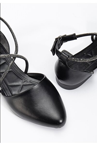 GREER Düz taban babet taşlı model ortopedik babet