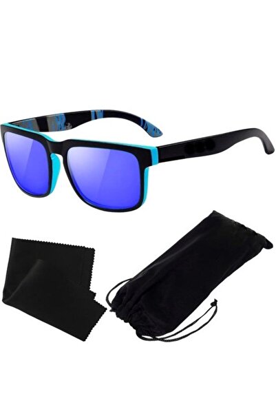 KESNUP Polarized mirror effect sunglasses Black Blue