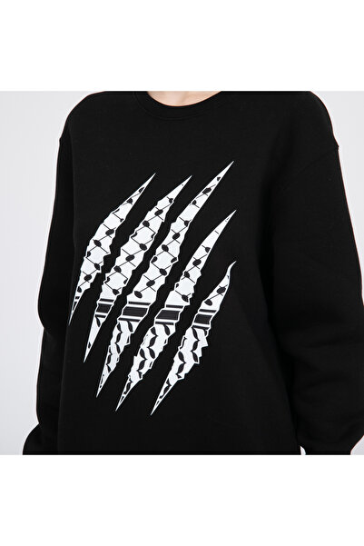 PALSTYLE Freedom Claw Sweatshirt – Unisex Oversize Keffiyeh Design
