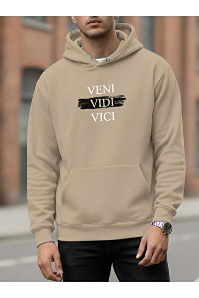 REBRAND Unisex Sweatshirt Oversize Hooded New Design Printed Thick 3 Yarn