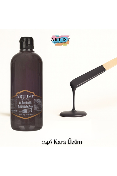 ART IST Geri Dönüşüm Boyaları 500ml - 046 KARA ÜZÜM