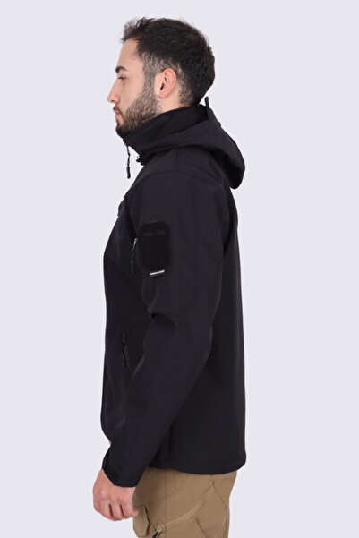 KORDAK Softshell Waterproof Tactical Jacket | Military Outdoor Coat with Fleece Inner Layer, Windproof