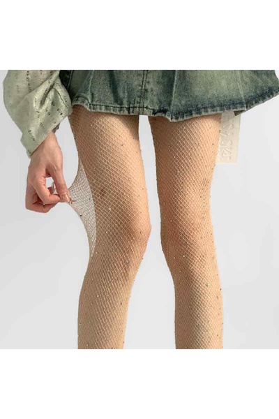 VEGAROKS Stone Mesh Imported Pantyhose