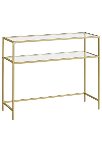 Hype Store Konsol Sehpası, Yan Sehpa, Sert Cam Yüzey, Modern Koltuk Sehpası, ...