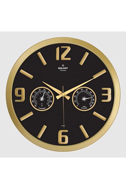Hype Store 705 Premium Series Home and Office Wall Clock with Thermometer and...