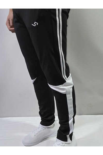 Jump Men's Scuba/Diver Slim Fit Zipper Long Sweatpants