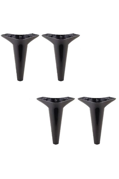 Hype Store Badem10 Aspen Lüks Mobilya Kanepe Sehpa Puf Koltuk Ayağı 18 cm Siy...