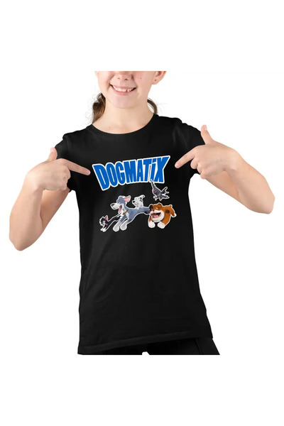 OEM Tricou Copii Fete Dogmatix Dream Team Asterix Obelix