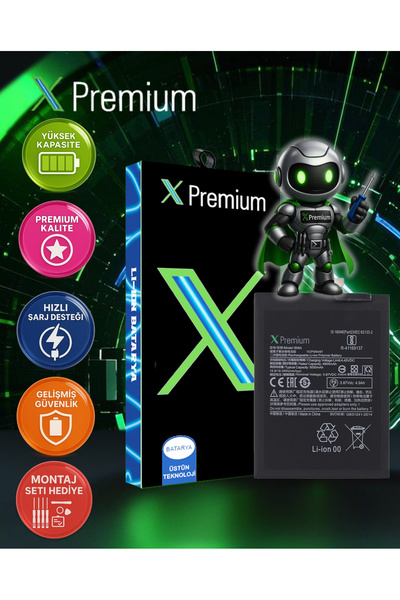 X PREMİUM Xpremium POCO M3 Pro 5G Uyumlu Batarya Pil Süper Yüksek Kalite 5000 mAh BN5A