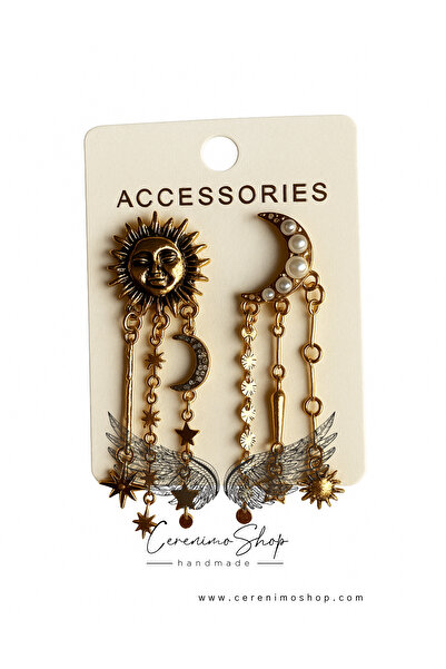 Cerenimo Shop Zr Design Gold Bohemian Dream Earrings