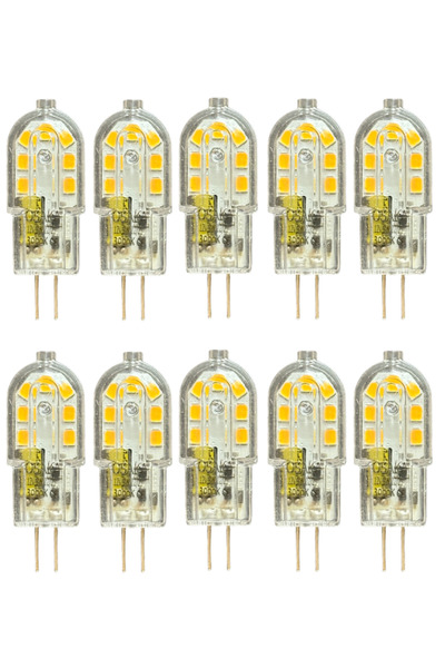 Avarson (10 Adet) Osaka 12Volt 3W Sarı Işık (3000K) G4 Duylu Led Kapsül Ampul