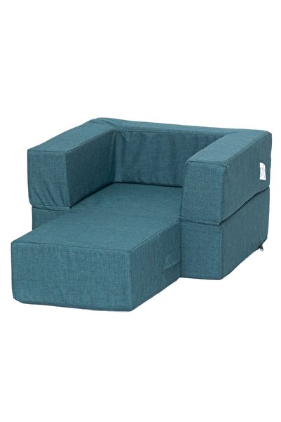 Reblonix Set Fotoliu extensibil pentru copii 2 piese, cu perna si husa perna ...