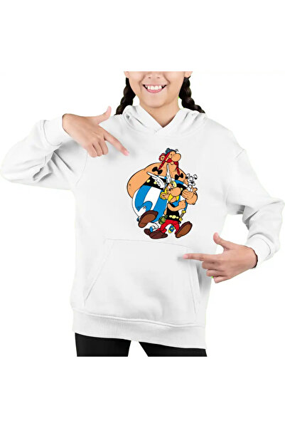 OEM Hanorac Copii Fete Asterix Obelix Dogmatix Caesar Cleopatra