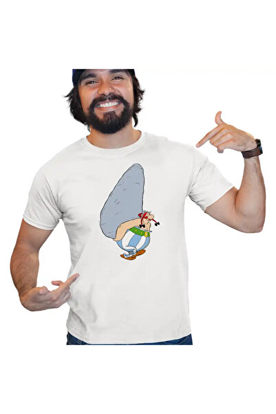 OEM Men's T-Shirt Obelix Asterix Cleopatra's Rock