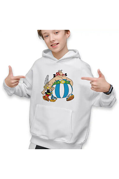 OEM Hanorac Copii Baieti Asterix Obelix Aventuri Cezar