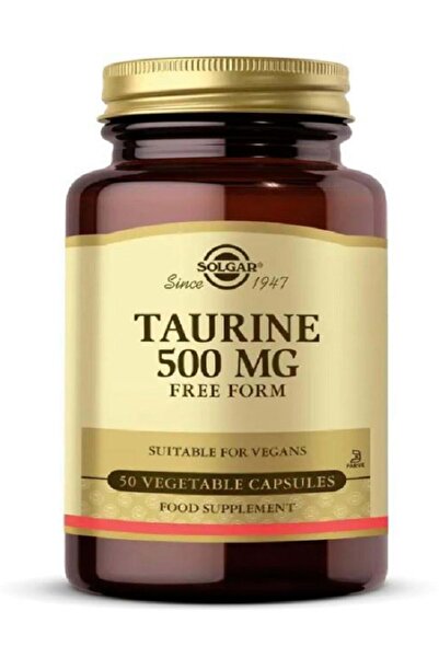 Solgar Taurine 500 mg 50 Kapsül