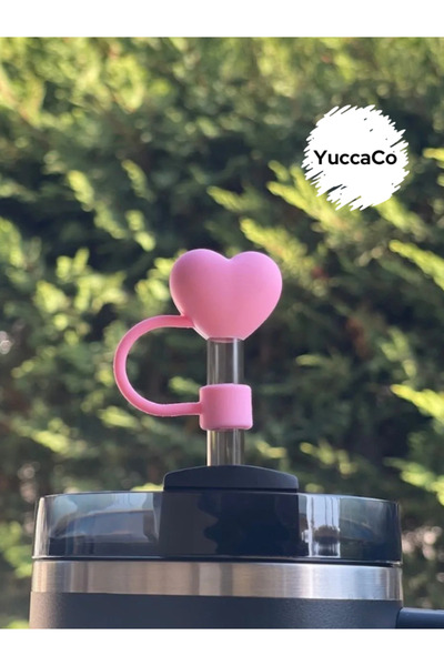 YuccaCo Accessorize Your Life سدادة ترمس على شكل قلب ثلاثي الأبعاد