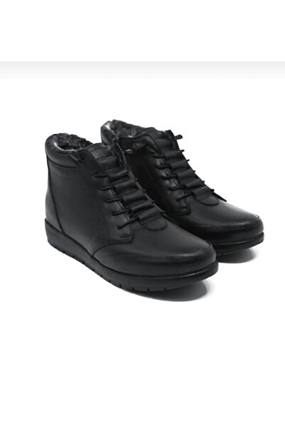 YADE MODA Full Ortapedik Özel Tabanlı Içi Kürklü Soğuk Havaya Dayanıklı Kauçu...