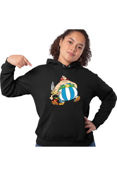 OEM Women's Sweatshirt Asterix Obelix Caesar's Adventures