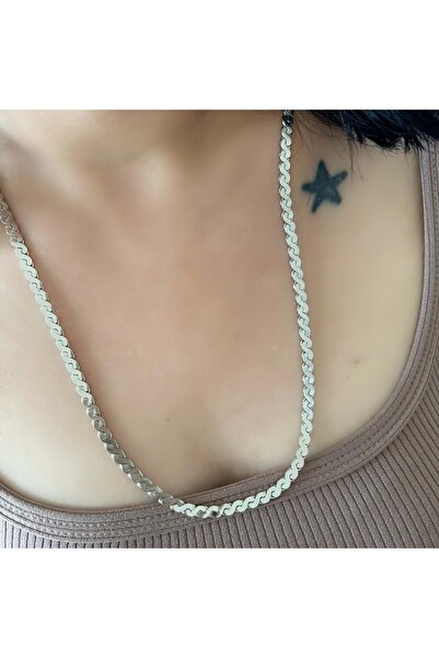 ACAR TAKI قلادة XUPING S 60 سم - لون فضي ACR7358