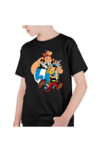 OEM Tricou Copii Baieti Asterix Obelix Dogmatix Caesar Cleopatra