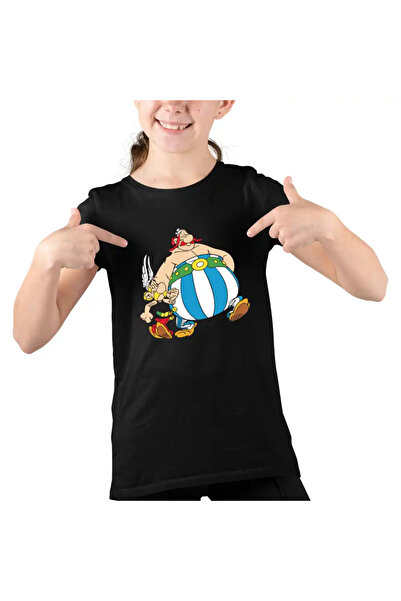 OEM Tricou Copii Fete Asterix Obelix Aventuri Cezar