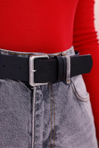 MODAM HİFA 4 cm Oxide Buckle Women's Belt Trouser Belt Dress Belt Waist Belt Coat Belt