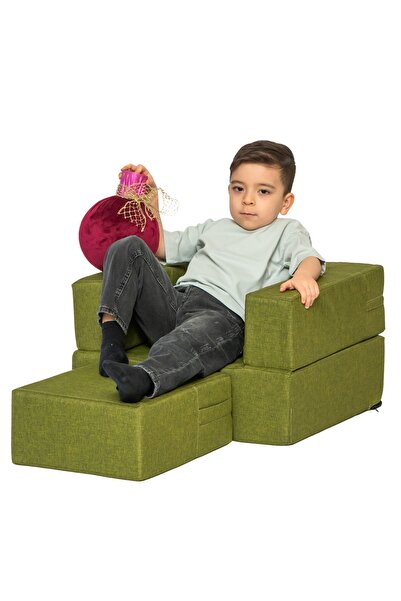 Reblonix Fotoliu extensibil:fata de perna,perna pluș,patura pluș si glob de 2...