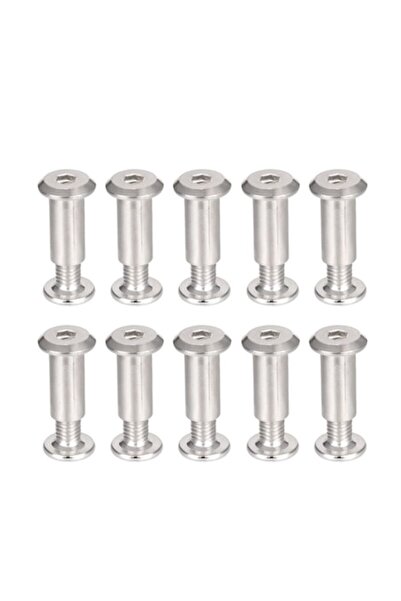 uxcell Șurub filetat, cap inelar, diametru 8 mm, oțel inoxidabil, 5/16 inch, ...