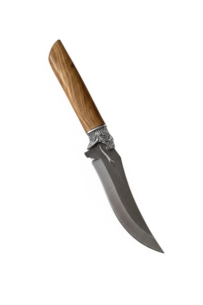 Atakknives Anakonda N690 Çelik Zeytin Metal Sap tasarımı Kamp Bıçağı Yaban Ha...