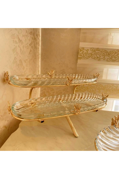 İmren Collection Japanese Rose 3-Piece Presentation Set Gold Color