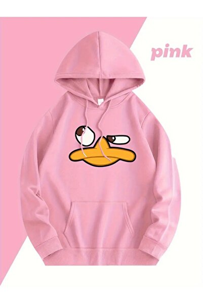 LAYORA Unisex Duckbill Letter Printed Hoodie