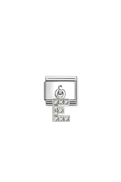 NOMİNATİON Composable Classic CHARMS LETTERS CZ steel and 925 sterling silver...