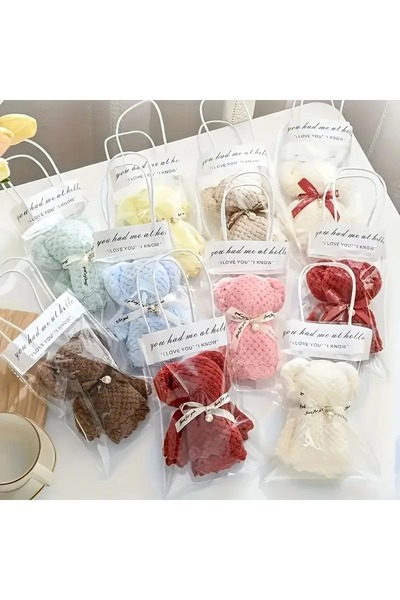 Ethab Ticaret Cute Bear Towel Gift Set (Special Bag Gift) 1 Piece Single