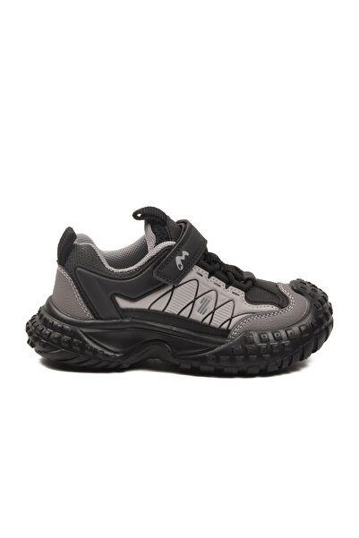 Marco Kids Marcokids Gray Velcro Boys' Sports Shoes