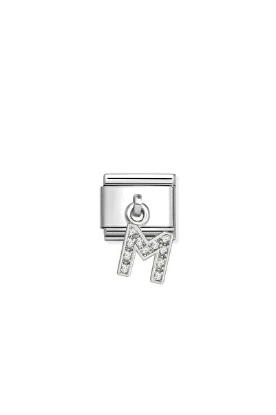 NOMİNATİON Composable Classic CHARMS LETTERS CZ steel and 925 sterling silver...