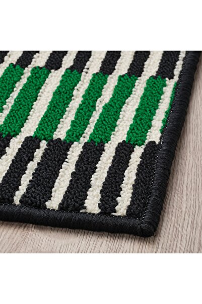 IKEA VÄNDPLATS Door mat, multicolour/stripe, 40 x 60 cm