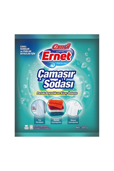 Ernet Baking Soda 500 g (Pack of 8)