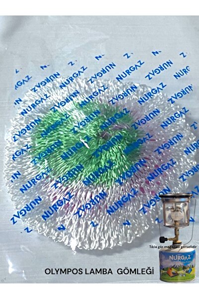 NURGAZ Kamp lamba gömleği kamp lüks lamba fitili olympos lüx lamba gömleği 5 adet