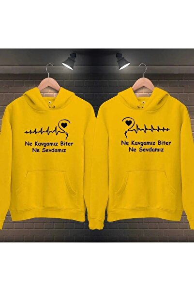 LUSHN Lover Combination Neither Our Fights End nor Our Love Printed Oversize ...