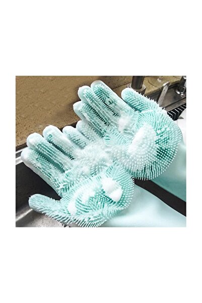 EBA Manusi multifunctionale pentru curatare eBA®, Silicon, cu functie de periere si curatare