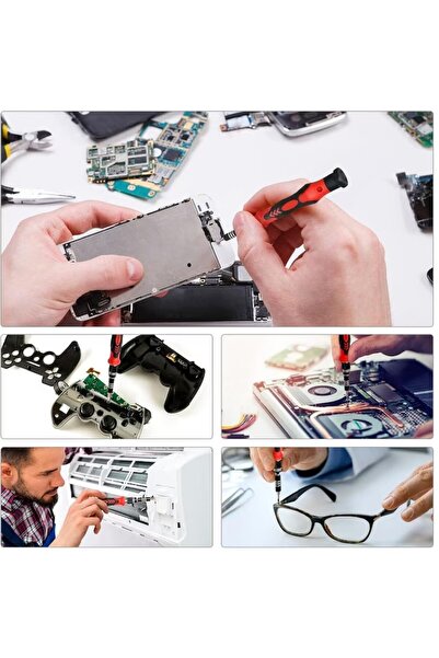 EBA eBA® Precision Screwdriver Set, 110 in 1, Chrome Vanadium Material, with Magnetizer, Suction Cup, Tweezers,