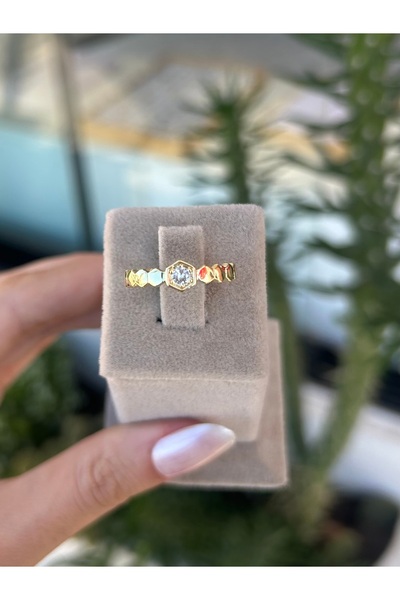 CLÊMENTINE Honeycomb Vip Adjustable Steel Ring |   Stainless Steel Ring Vip