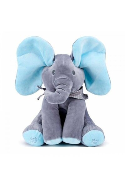 OEM Interactive 'Cucu-Bau' Elephant, gray/blue