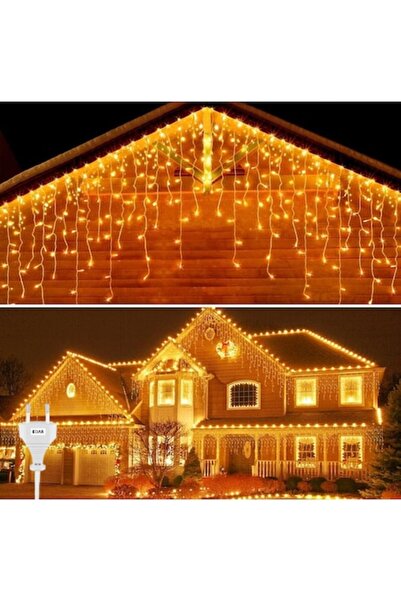 OEM Χριστουγεννιάτικα φωτάκια παγοκρύσταλλου, 20 μ., 500 LED, 8 λειτουργίες φ...