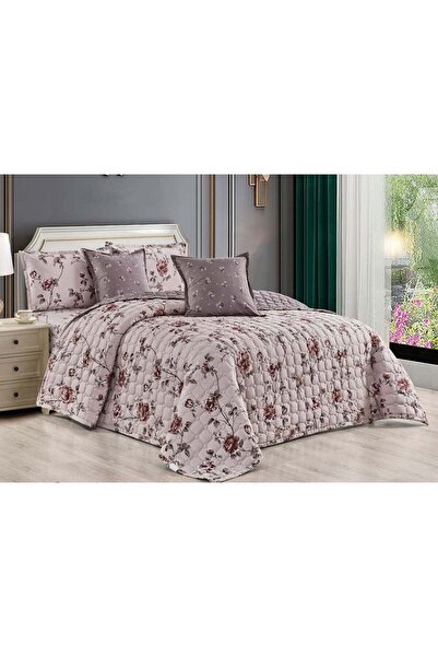 Moon 4-piece compressed patterned 1.5-bed microfiber bedspread set — quilt 210x170 cm