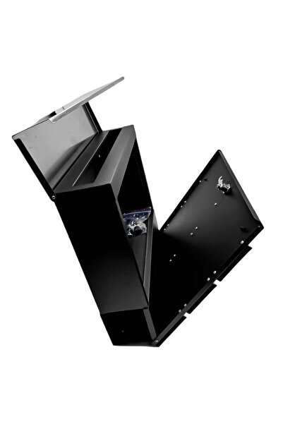 EBA Cutie postala, eBA®, metal, cu loc pentru ziar, antracit, model abstract,...