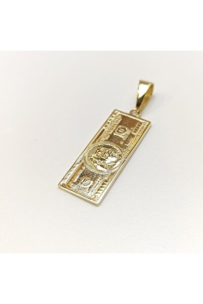 Altınofisi 100 Dolar Kolye 14 Ayar Altın HD VİDEOLU